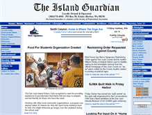 Tablet Screenshot of islandguardian.com